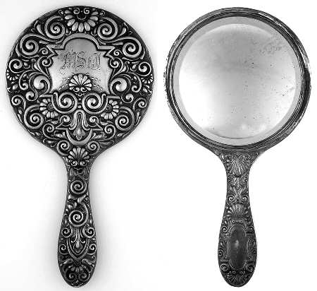 4831 (Sterling, Hollowware) Mirror with Handle