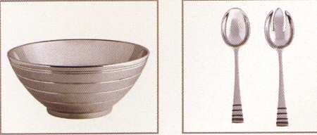 Jasper Conran Impressions (Metal, Hollowware) 12" Salad Serving Bowl