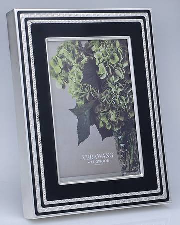 With Love (Metal, Hollowware) Frame-Holds 4" X 6" by Wedgwood Silver