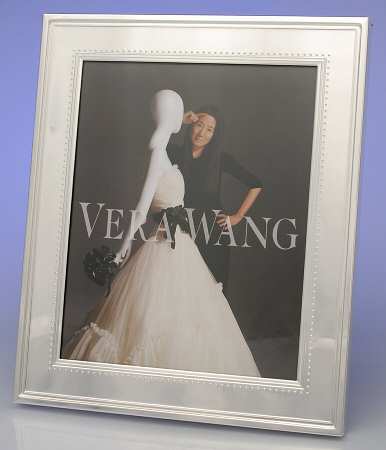 Grosgrain (Silverplate, Hollowware) Frame Holds 8" X 10" by Wedgwood Silver