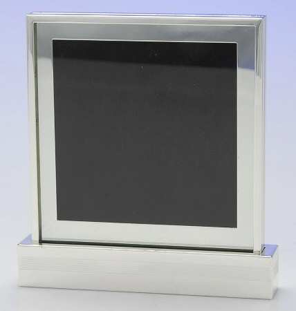 Grosgrain (Silverplate, Hollowware) Frame-Holds 5" X 5" Picture
