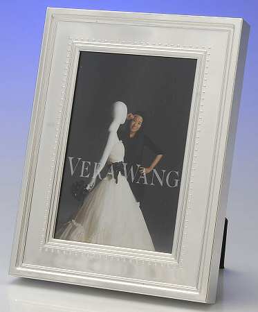 Grosgrain (Silverplate, Hollowware) Frame-Holds 4" X 6" Picture