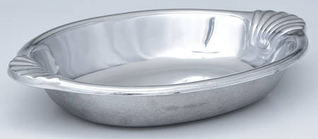 Scallop Handle (Hollowware) 12" Oval Bowl