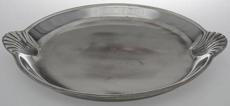 Scallop Handle (Hollowware) 13" Round Tray