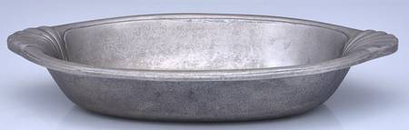 Scallop Handle (Hollowware) 12" Oval Bowl