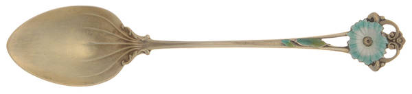 WDS37 (Sterling) Enameled Demitasse Spoon