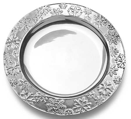 Snowflake (Hollowware) 12" Round Tray
