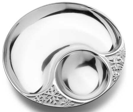Snowflake (Hollowware) 1 Piece Chip and Dip Set