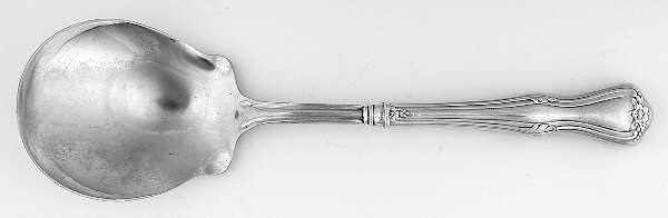 WOX2 (Sterling) Salad Serving Spoon with Plated Bowl