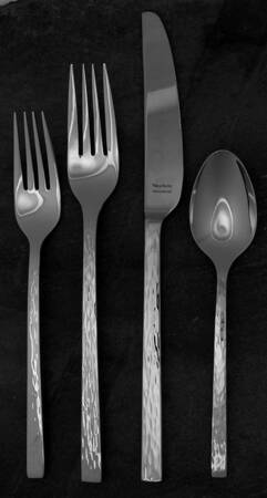 Hammered (Stainless) 4 Piece Place Setting