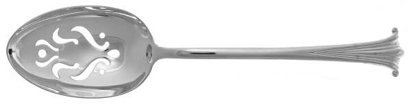 English Onslow (Sterling) Pierced Tablespoon (Serving Spoon)