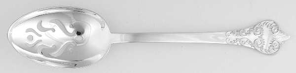 William & Mary (Sterling, 2008) Pierced Tablespoon (Serving Spoon)