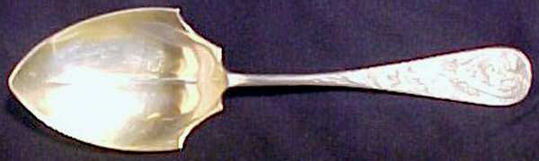 WDS39 (Sterling) Vegetable Serving Spoon (Solid)