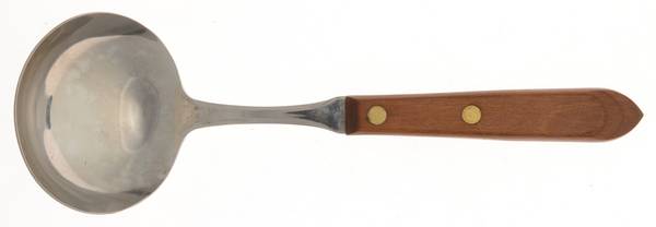 Town and Country Brown Maple (Stainless) Solid Gravy Ladle