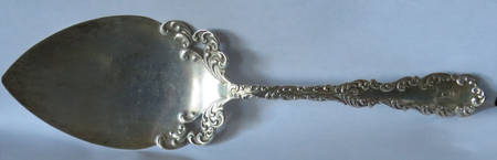 Louis (Silverplate) Large Solid Pie Knife