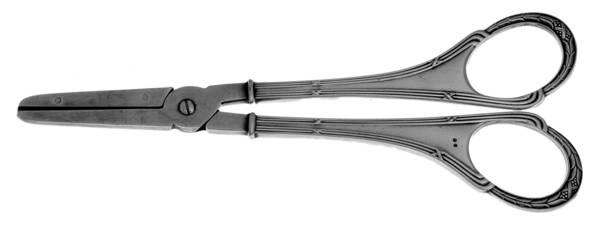 Silverplate Flatware Grape Shears with Hollow Handle