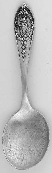 WED24 (Sterling) Straight Handle Baby Spoon