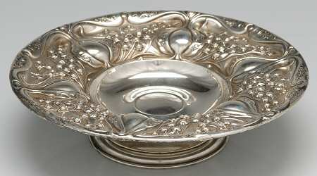 Lily of the Valley (Sterling, Hollowware) Round Compote (Height X Width)