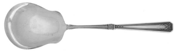 WSC49 (Sterling) Casserole Spoon with Smooth Silverplate Bowl