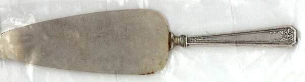 WSC49 (Sterling) Pie Server with Silverplate Blade