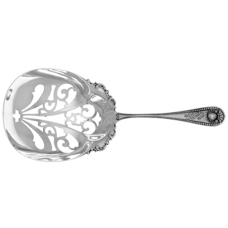 Bead (Sterling, 1880, Monograms) Pierced Saratoga Chips Server