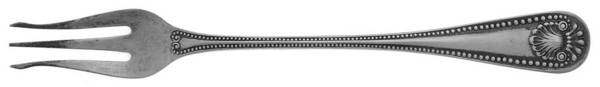 Bead (Sterling, 1880, Monograms) Oyster Fork