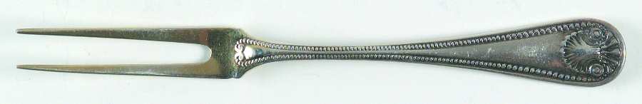 Bead (Sterling, 1880, Monograms) Individual Berry Fork