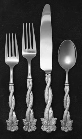 Butterfly (Nickel Plate) 4 Piece Place Setting