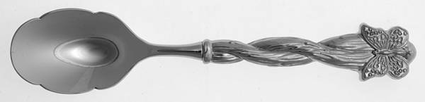 Butterfly (Nickel Plate) Sugar Shell Spoon