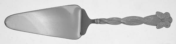 Butterfly (Nickel Plate) Cake Server, Solid Piece