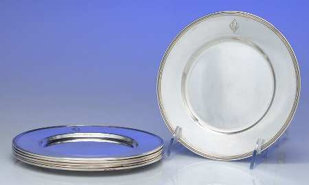 1337 (Sterling, Hollowware) Bread & Butter Plate - Set of 6
