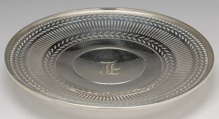2360-3 (Sterling, Hollowware) 9" Sandwich Plate