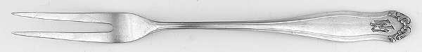 WMF141 (Silverplate) Small Solid Cold Meat Serving Fork