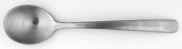 WBZ1 (Stainless) Round Bowl Soup Spoon (Gumbo)