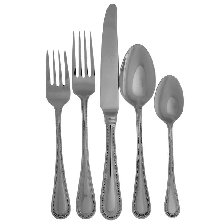 Continental Bead (Stainless) 40 Piece Estate Set by Wallace Silver