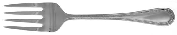 Continental Bead (Stainless) Medium Solid Cold Meat Serving Fork by Wallace Silver