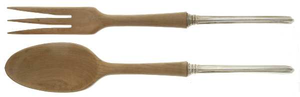 WTS40 (Sterling) Wooden Bowl 2-Piece Salad Set