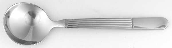 Akropolis (Stainless) Round Bowl Soup Spoon (Cream Soup)
