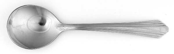 WOR4 (Stainless) Round Bowl Soup Spoon (Cream Soup)