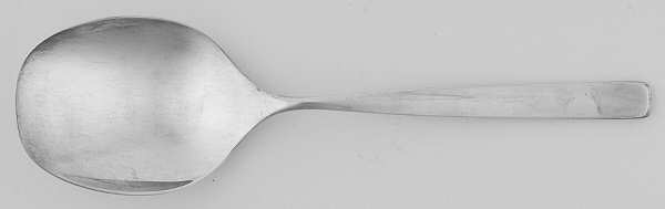 WMF148 (Sterling) Solid Smooth Casserole Spoon
