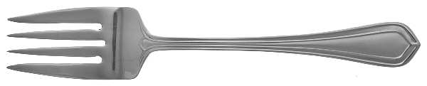 Exeter Frost (Stainless) Medium Solid Cold Meat Serving Fork