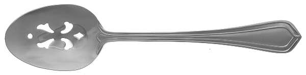 Exeter Frost (Stainless) Pierced Tablespoon (Serving Spoon) by Wallace Silver