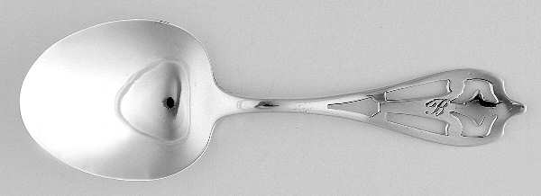 WED25 (Sterling) Straight Handle Baby Spoon