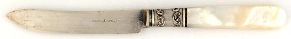 Pearl Handle (Sterling) Pearl Handle Individual Fruit Knife