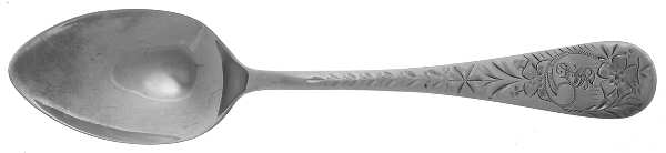WND19 (Sterling) Monogram Five O'Clock Teaspoon