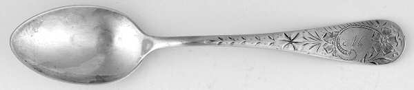 WND19 (Sterling) Monogram Teaspoon