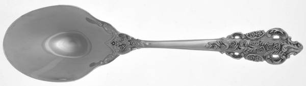 Antique Baroque (Silverplate) Solid Smooth Casserole Spoon