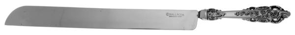 Antique Baroque (Silverplate) Wedding Cake Knife with Stainless Blade