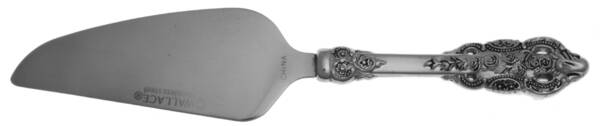 Antique Baroque (Silverplate) Cheese Knife with Stainless Blade
