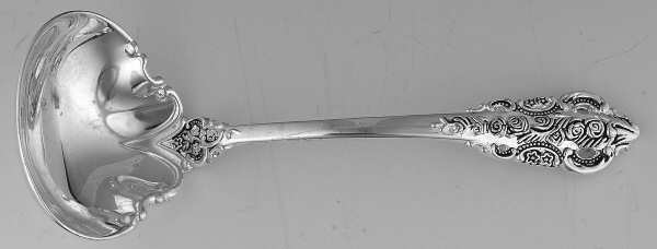 Antique Baroque (Silverplate) Solid Gravy Ladle